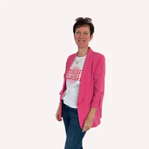 Wit t-shirt met opdruk