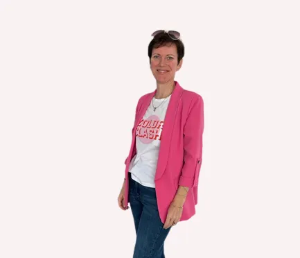 Wit t-shirt met opdruk