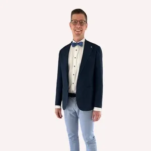 Blauwe blazer