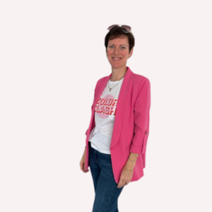 Wit t-shirt met opdruk