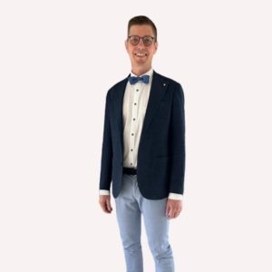 Blauwe blazer